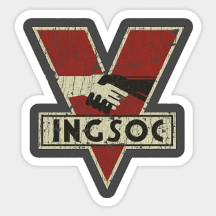 INGSOC -The Party 1984 Sticker